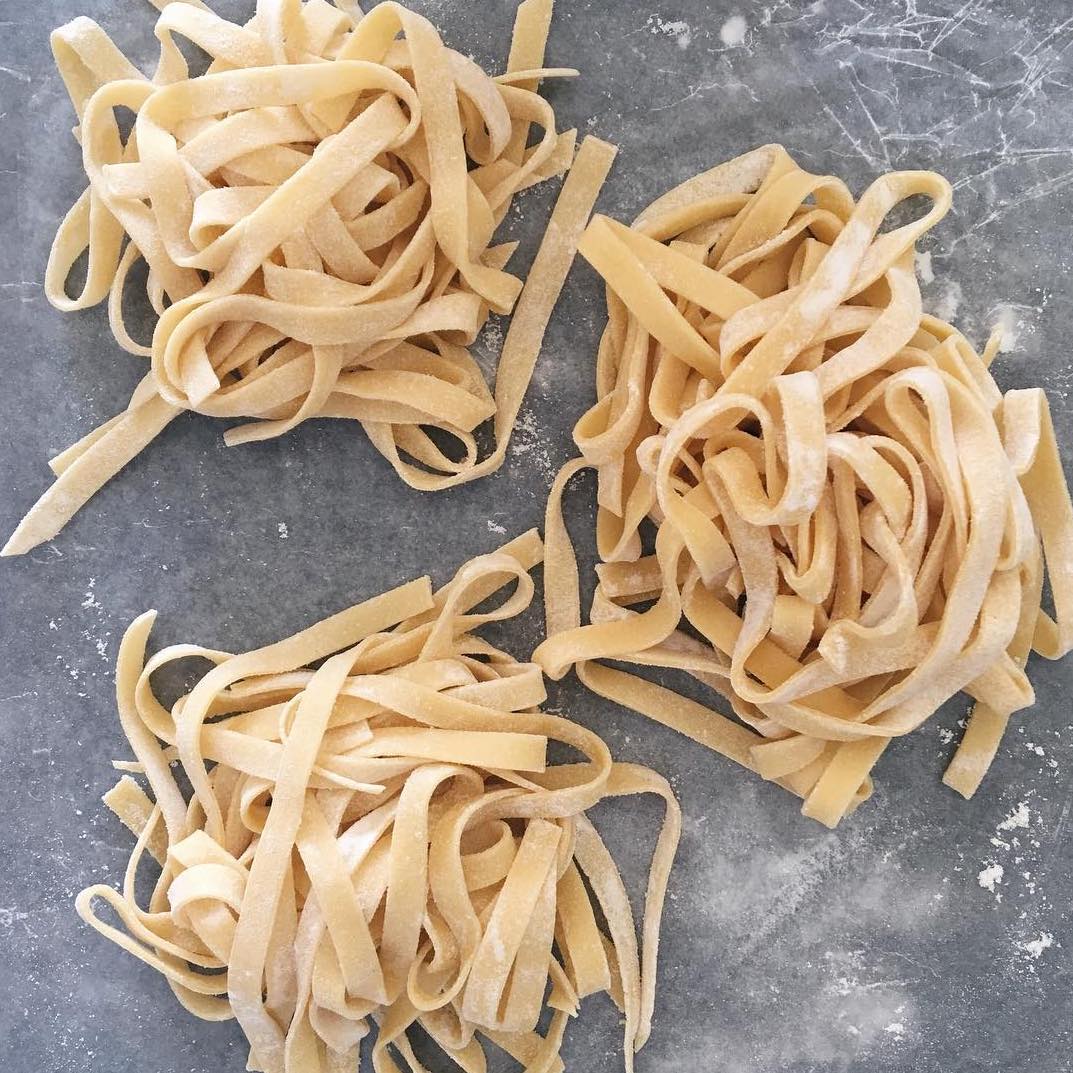Fresh homemade pasta